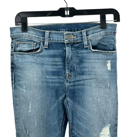 NWT Hudson Jeans Womens 27 Blue Nico Mid Rise SS Ankle Blue Falls - Picture 2 of 16